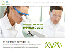 Tablet Screenshot of billsbiotech.com